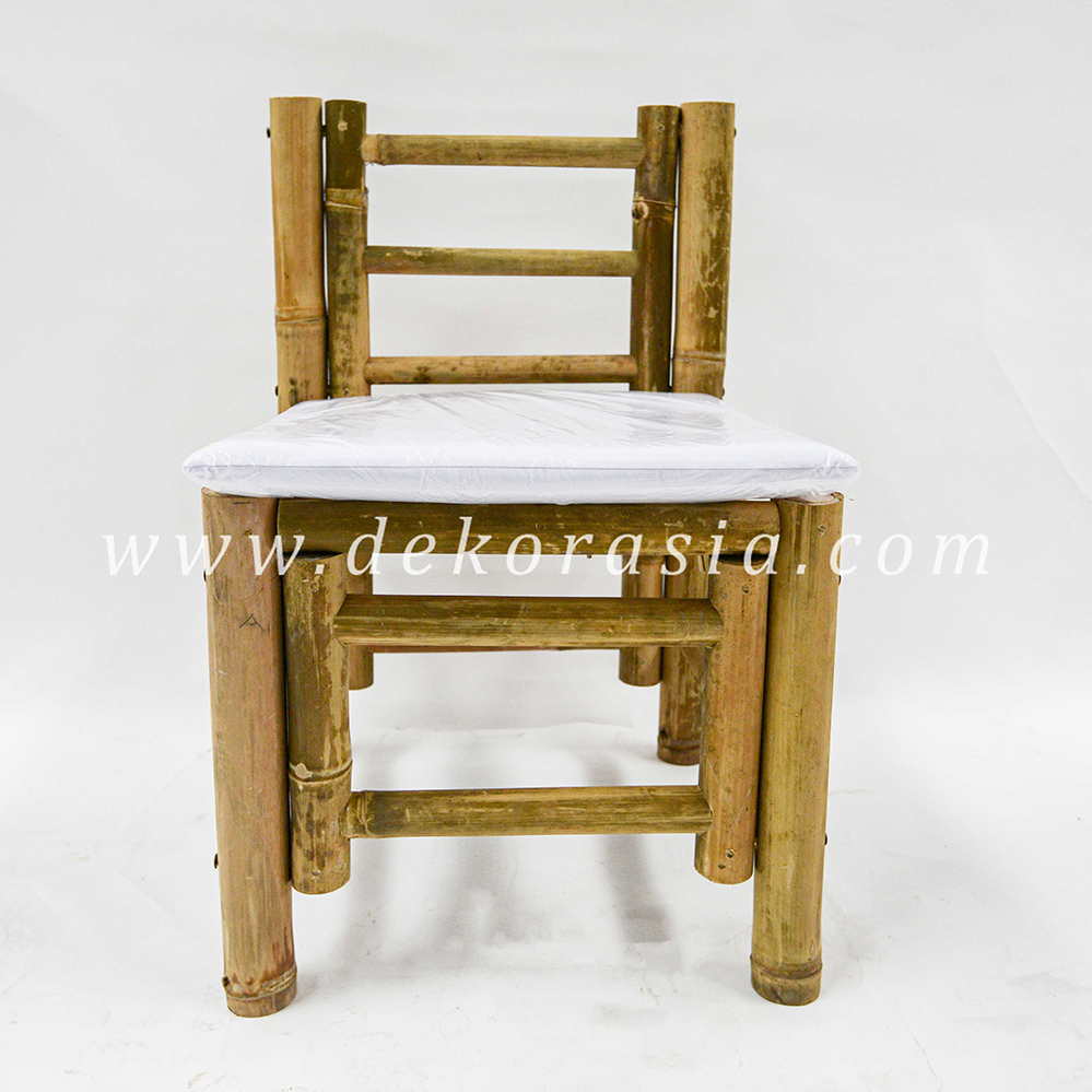 Bamboo Chair with Mattress, Folding Bamboo Chair Living Room